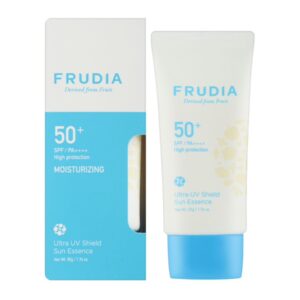 FRUDIA ULTRA UV SHIELD SUN ESSENCE SPF 50+ PA++++ 50g فروديا كريم واقي شمس مرطب للبشرة
