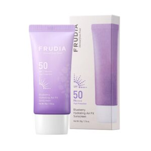 FRUDIA BLUEBERRY HYDRATING AIR FIT SUNSCREEN 50g فروديا واقي شمس مرطب للبشرة