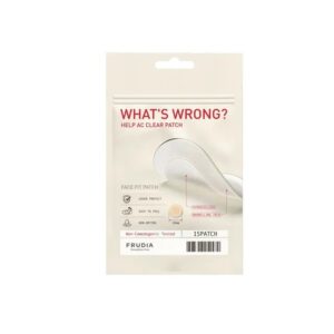FRUDIA Whats Wrong Help AC Clear Patch - 15 PATCH فروديا لاصقات العناية بالبشرة تحمي البثور من الملوثات وتمتص الإفرازات بفعالية