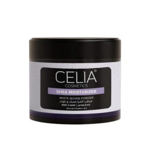 CELIA Shea Moisturizer with Musk and Powder - 300 ml سيليا مرطب بزبدة الشيا مع المسك والبودرة