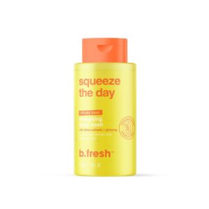B.FRESH squeeze the day cool energizing body wash - citrusy  بي فريش غسول جسم منعش ومنشط برائحة الحمضيات