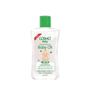 COSMO BABY Nourishing Baby Oil 200ml  كوزمو زيت اللوز والآذريون لترطيب وتغذية بشرة للاطفال