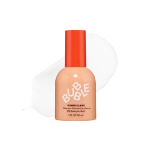 BUBBLE SKINCARE Super Clear Acne Treating Serum 2% Salicylic Acid 30ml  بابل سكِن كير سيروم حمض الساليسيليك المنقي للمسام والمكافح لحب الشباب