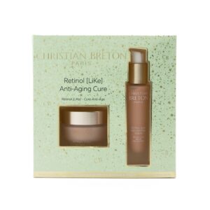CHRISTIAN BRETON Retinol Like Anti-Aging Cure Set (Serum 30ml + Cream 50ml) كريستيان بريتون مجموعة لعلاج علامات الشيخوخة و التجاعيد بالريتينول