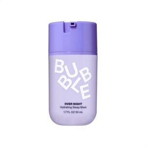 BUBBLE SKINCARE Over Night Hydrating Sleep Mask 50ml  بابل سكِن كير ماسك ليلي يمنح البشرة ترطيبًا عميقًا ويساعد على تهدئتها