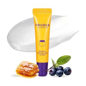 FRUDIA Hydrating Honey Lip Balm 10ml - Blueberry  فروديا بلسم شفاه مرطب يهدئ ويقوي حاجز الشفاه بخلاصة التوت الأزرق