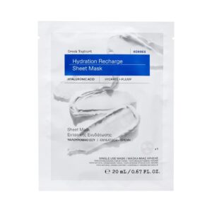 KORRES Greek Yoghurt Hydration Recharge Sheet Mask (1pc) كوريس قناع مرطب بعمق ومنعش يمنح اشراقة للبشرة بخلاصة الزبادي اليوناني