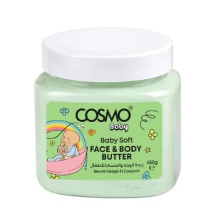 COSMO Face & Body Butter 450g - Baby Soft  كوزمو زبدة مرطبة للاطفال للبشرة والجسم