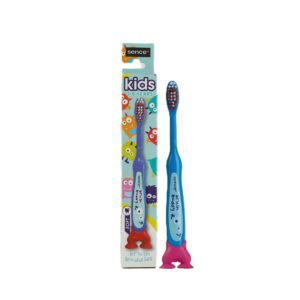 SENCE Fresh Soft Toothbrushes for Kids - BLUE  سينس فرشاة أسنان ناعمة ومنعشة للأطفال بلون الأزرق