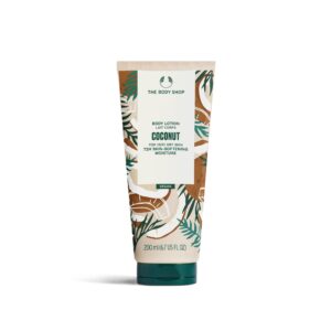 THE BODY SHOP Coconut Body Lotion 200ml  ذا بودي شوب لوشن مرطب للجسم بزيت جوز الهند ينعم ويقوي حاجز البشرة