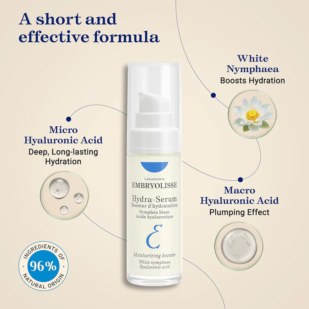 EMBRYOLISSE Hydra Serum - Moisturizing Booster 30ml سيروم مرطب ومنعش للبشرة - Image 4