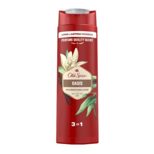OLD SPICE OASIS 3-IN-1 WITH SMOCKED VANILLA SCENT 400ml اولد سبايس غسول للجسم