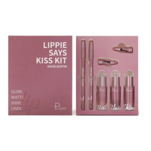 PUDAIER Lippie Says Kiss Kit بوداير بكج مكياج للشفاه