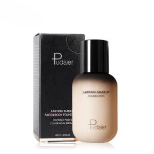 PUDAIER Face & Body Foundation 40ml بوداير كريم أساس للوجه والجسم يدوم طويلاً بتغطية كاملة