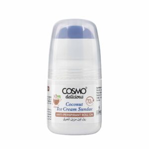 COSMO Anti-Perspirant Roll On 72h 50ml - Coconut Ice Cream  كوسمو مزيل تعرق رول اون برائحة آيس كريم جوز الهند