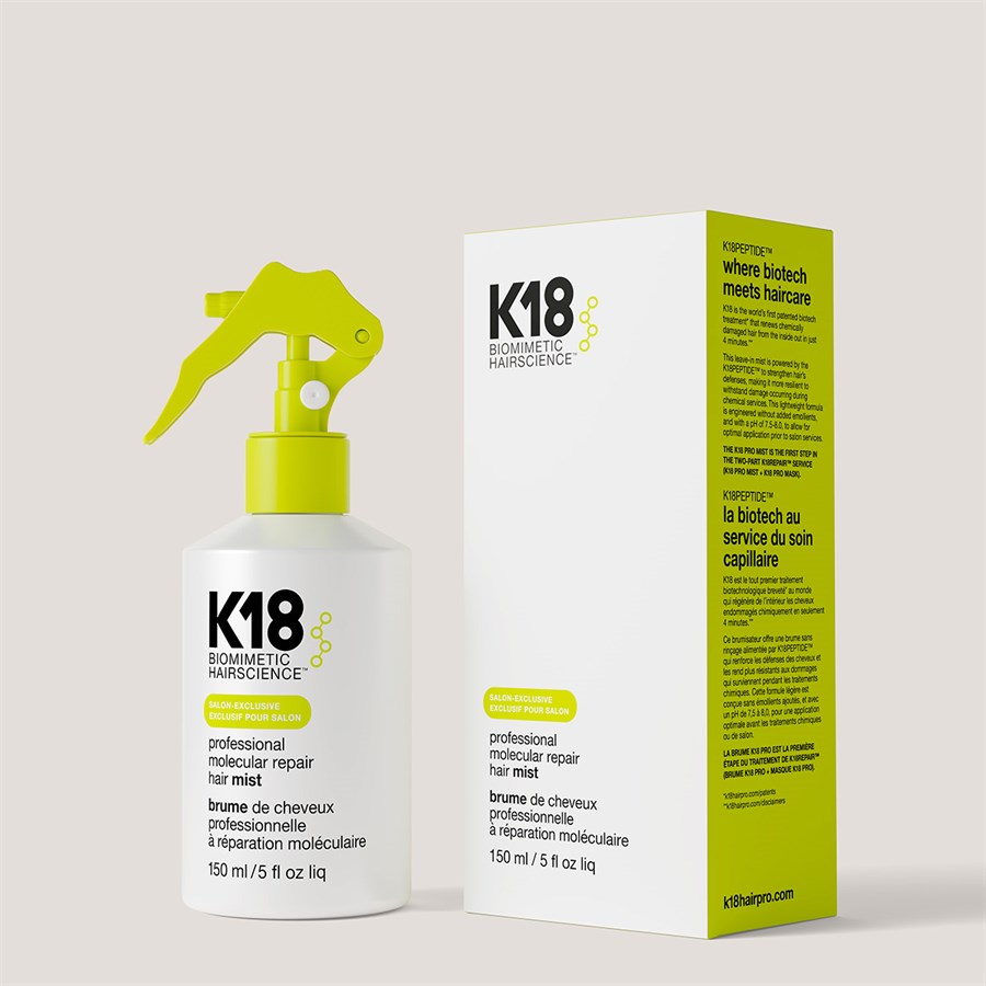 K18 Professional Molecular Repair Hair mist 150ml بخاخ إصلاح الشعر الجزيئي - Image 2
