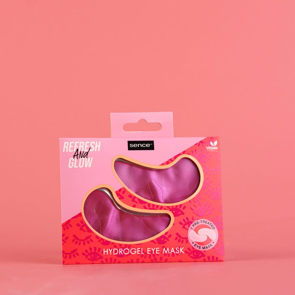 SENCE BEAUTY Refresh and Glow Mask Hydrogel Eye Mask 2x3ml سينس بيوتي ماسك للعيون - Image 3