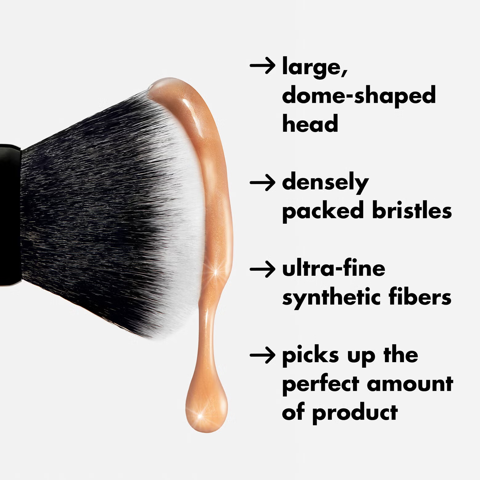 E.L.F Ultimate Blending Brush ايلف فرشاة لمزج المكياج السائل - Image 2