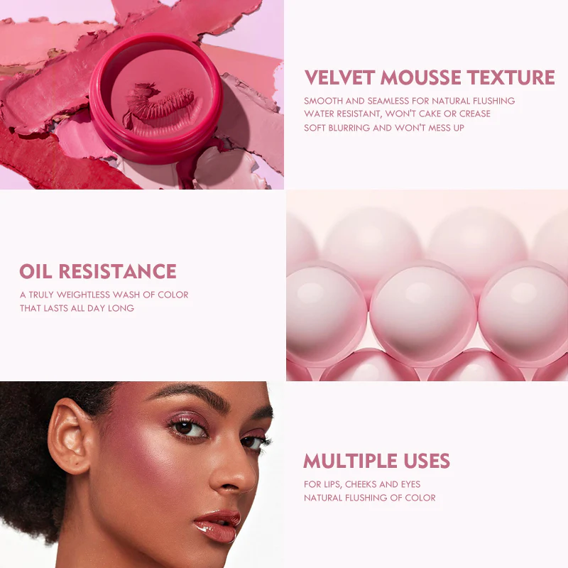 PUDAIER Flush Cream Blush بوداير أحمر خدود كريمي - Image 4