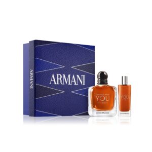 EMPORIO ARMANI STRONGER WITH YOU INTENSELY GIFT SET جورجيو أرماني بكج هدايا للرجال