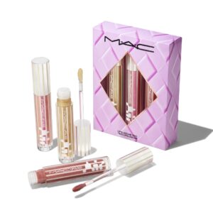MAC GLOSS ENTHUSIAST LIGLASS AIR TRIPLE SET ماك مجموعة ملمع شفاه ثلاثية