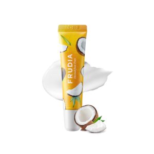 FRUDIA Honey Salve Lip Cream 10g - Coconut  فروديا بلسم شفاه مرطب يهدئ ويقوي حاجز الشفاه بخلاصة جوز الهند