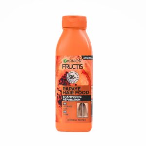 GARNIER FRUCTIS Papaya Hair Food Shampooing Reparation 350ml كارنير شامبو مغذي للشعر بالبابايا