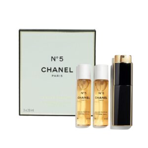 CHANEL PARIS NO5 REFILLABLE Eau De Parfum for Women 3x20ml  شانيل عطر للنساء قابل لإعادة التعبئة