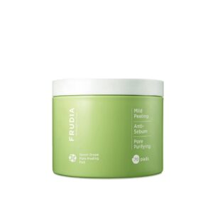 FRUDIA Green grape Pore Peeling Pad 170ml (70pads)  فروديا بادات لتقشير وشد مسام البشرة بخلاصة العنب الاخضر
