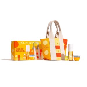 SOL DE JANEIRO Limited Edition Sol Tote + Body Essentials Set (Body Cream 50ml + Oil 12ml + Mist 90ml)  سول دي جانيرو مجموعة العناية بالجسم