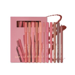 PUDAIER Lippie Pencil - 2gx12 بوداير مجموعة محدد الشفاه الكريمي