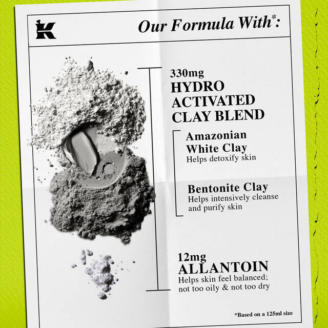 KIEHL'S Rare Earth Pore-Minimizing Clay Mask 125ml كيلز قناع طيني مُنقّي يساعد على تنظيف المسام بعمق وتحسين ملمس البشرة - Image 5