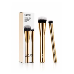 LUCAS BY BARAA Foundation & Concealer Brushes Set  لوكاس مجموعة فرش مكياج