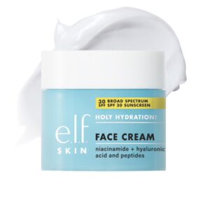 E.L.F. SKIN HOLY HYDRATION! FACE CREAM - BROAD SPECTRUM SPF 30 SUNSCREEN 50g إيلف كريم مرطب للبشرة بعامل حماية من الشمس
