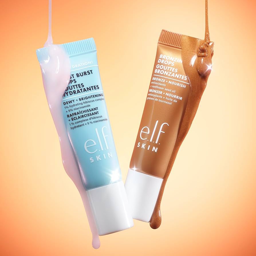 E.L.F. SKIN THE HOTTEST DROPS DUO (10x10) إيلف مجموعة مصغرة برونزر ومرطب للبشرة - Image 2