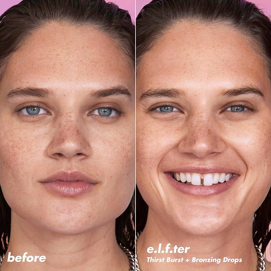 E.L.F. SKIN THE HOTTEST DROPS DUO (10x10) إيلف مجموعة مصغرة برونزر ومرطب للبشرة - Image 6