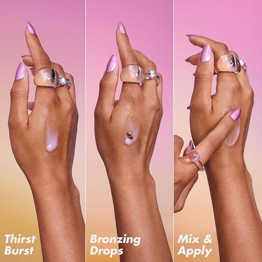 E.L.F. SKIN THE HOTTEST DROPS DUO (10x10) إيلف مجموعة مصغرة برونزر ومرطب للبشرة - Image 3