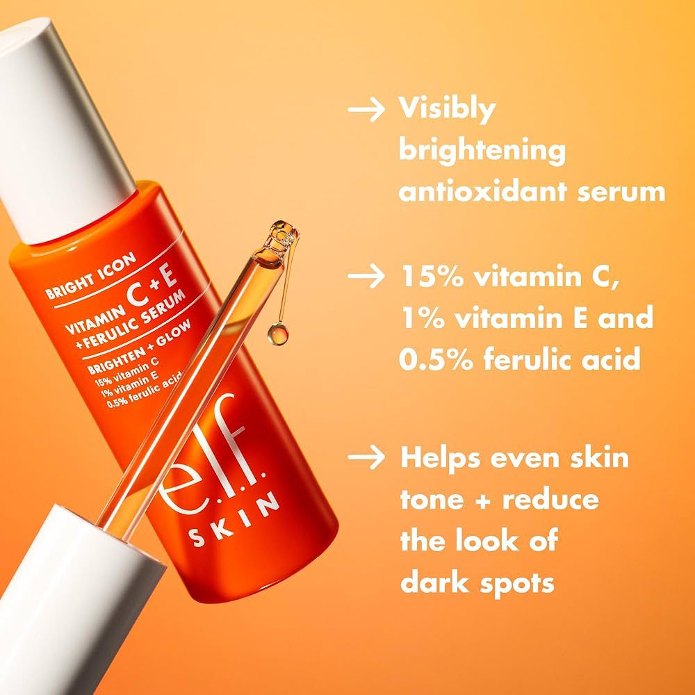 E.L.F. SKIN BRIGHT ICON VITAMIN C + E + FERULIC SERUM 30ml إيلف سيروم لتفتيح وتوحيد لون البشرة - Image 2