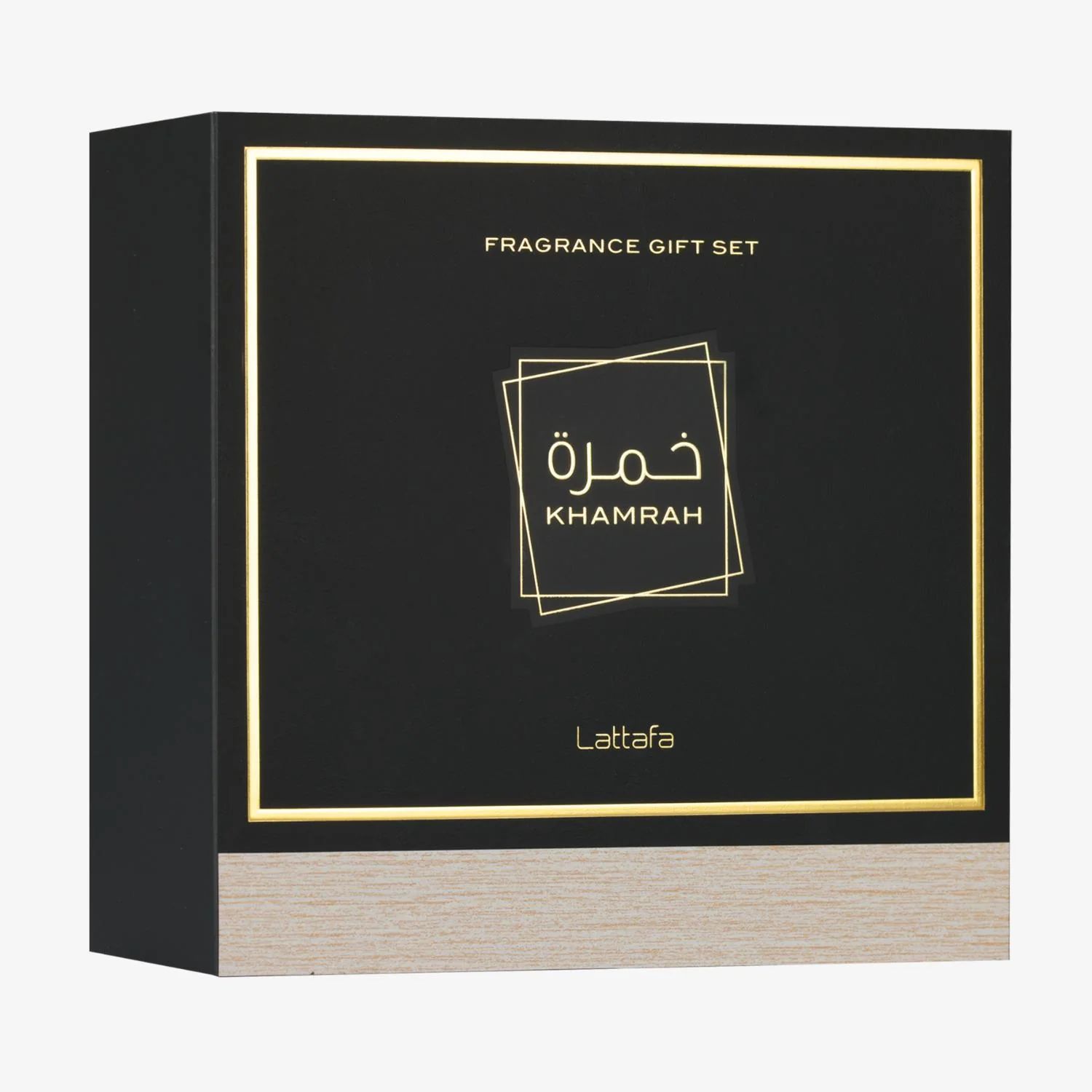 LATTAFA KHAMRAH GIFT SET FOR UNISEX (100ml+50ml+12ml) لطافة بگج هدايا للجنسين - Image 3