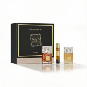 LATTAFA KHAMRAH GIFT SET FOR UNISEX (100ml+50ml+12ml) لطافة بگج هدايا للجنسين