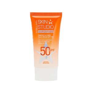 STELLARY Skin Studio SUPERFOOD PROTECT & CARE FACE CREAM SPF50+ 40ml  ستيلاري واقي شمس كريمي يرطب البشرة بعمق