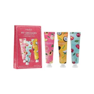 FRUDIA My Orchard Moisture Hand Cream Gift Set 3pcs  فروديا مجموعة كريمات للعناية باليدين
