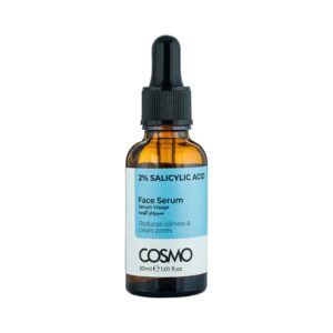 COSMO 2% Salicylic Acid Face Serum 30ml  كوزمو سيروم حمض الساليسيليك يقشر البشرة ينظف المسام وينقيها