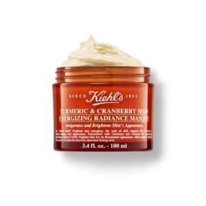 KIEHL'S Turmeric & Cranberry Seed Energizing Radiance Mask 100ml كيلز قناع الكركم وبذور التوت المقشر والمعزز لإشراقة البشرة
