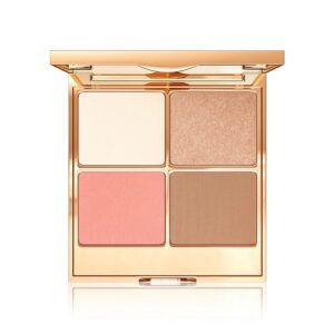 PUDAIER Glam Glow Highlighter and Bronzer Palette  بوداير باليت إضاءة وبرونزر للبشرة