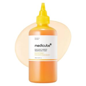 MEDICUBE Kojic Acid Turmeric Resurfacing Toner 250ml مديكيوب تونر الكركم وحمض الكوجيك لتجديد البشرة